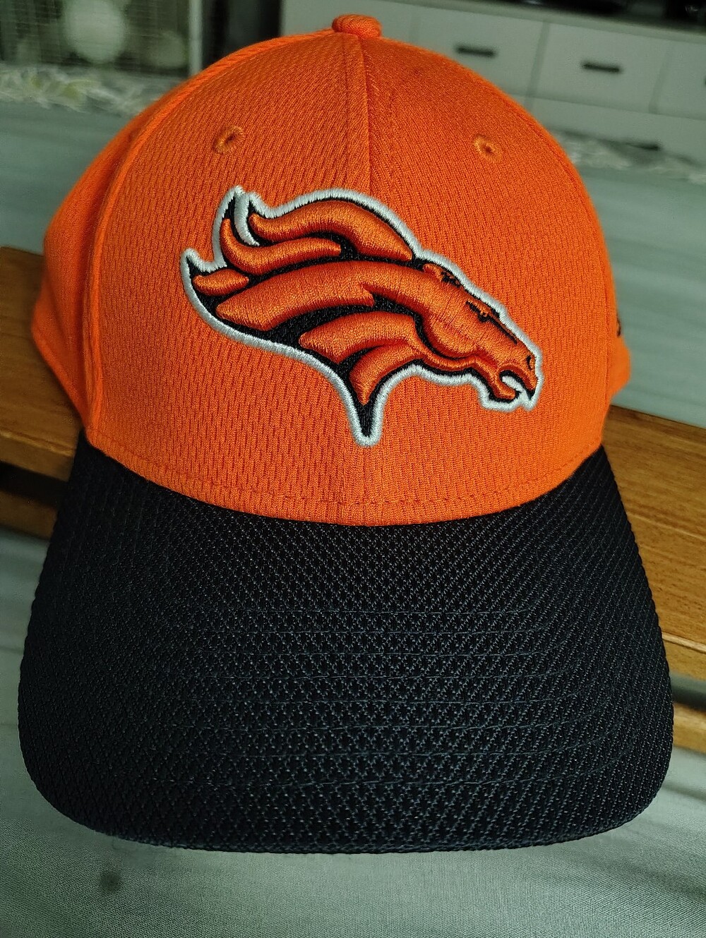 Denver Broncos Orange and Black Mesh Cap